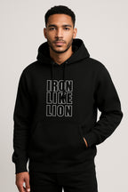 Sweatshirt : Iron Like Lion  Printed Kangaroo pocket Hoodie
