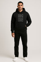Sweatshirt : Iron Like Lion  Printed Kangaroo pocket Hoodie