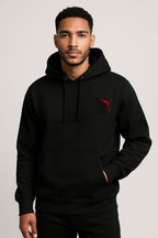 Sweatshirt : Lion Power Printed Kangaroo pocket Hoodie