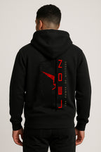 Sweatshirt : Lion Power Printed Kangaroo pocket Hoodie