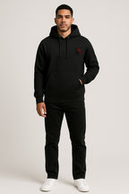 Sweatshirt : Lion Power Printed Kangaroo pocket Hoodie