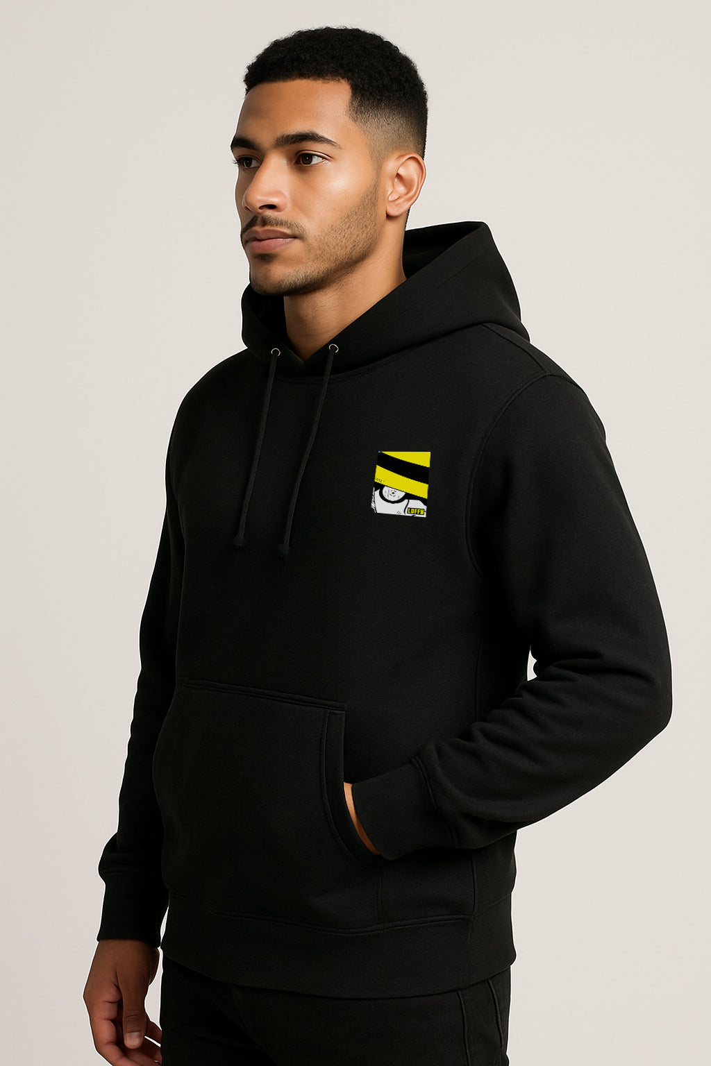 Sweatshirt : Luffy Printed Kangaroo pocket Hoodie