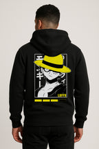 Sweatshirt : Luffy Printed Kangaroo pocket Hoodie