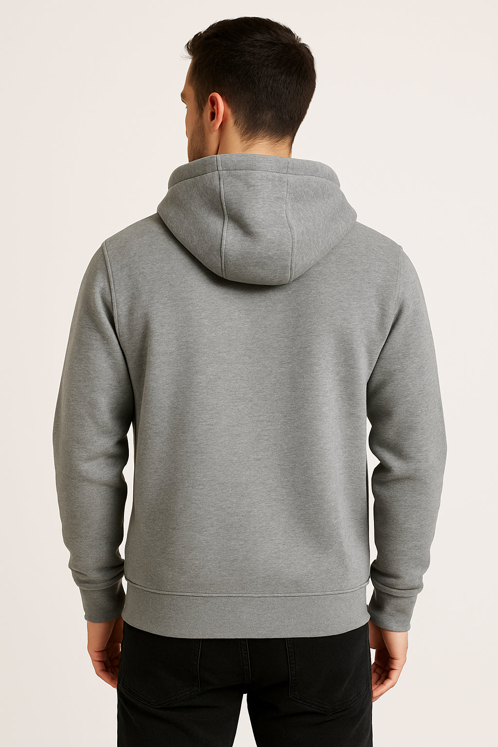 Sweatshirt :Angel Printed Kangaroo Pocket Full Sleeve Hoodie