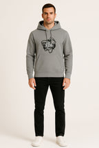 Sweatshirt :Eat Sleep Game Printed Kangaroo Pocket Full Sleeve Hoodie