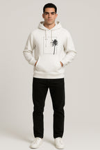 Sweatshirt :GoodVibes Printed Kangaroo Pocket Full Sleeve Hoodie