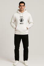 Sweatshirt : Wolf Printed Kangaroo pocket Hoodie
