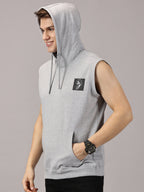 Sweatshirt :: John Printed Sleeveless Hoodie