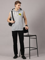Sweatshirt ::  Luffy Printed Sleeveless Hoodie