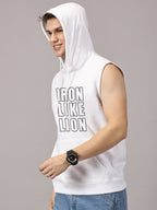 Sweatshirt :Ironlikelion Printed Sleeveless Hoodie