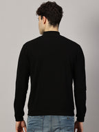 Sweatshirt : High Neck Full Zipper