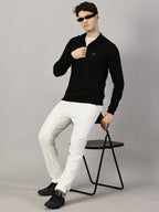 Sweatshirt : High Neck Half Zipper