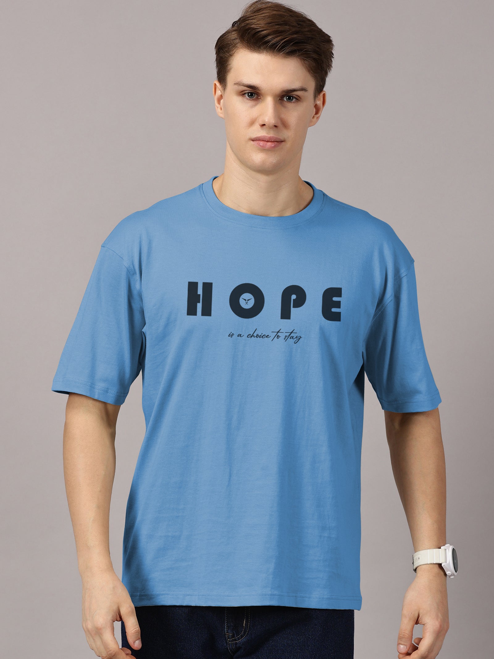 Oversized : Hope Printed T-Shirt