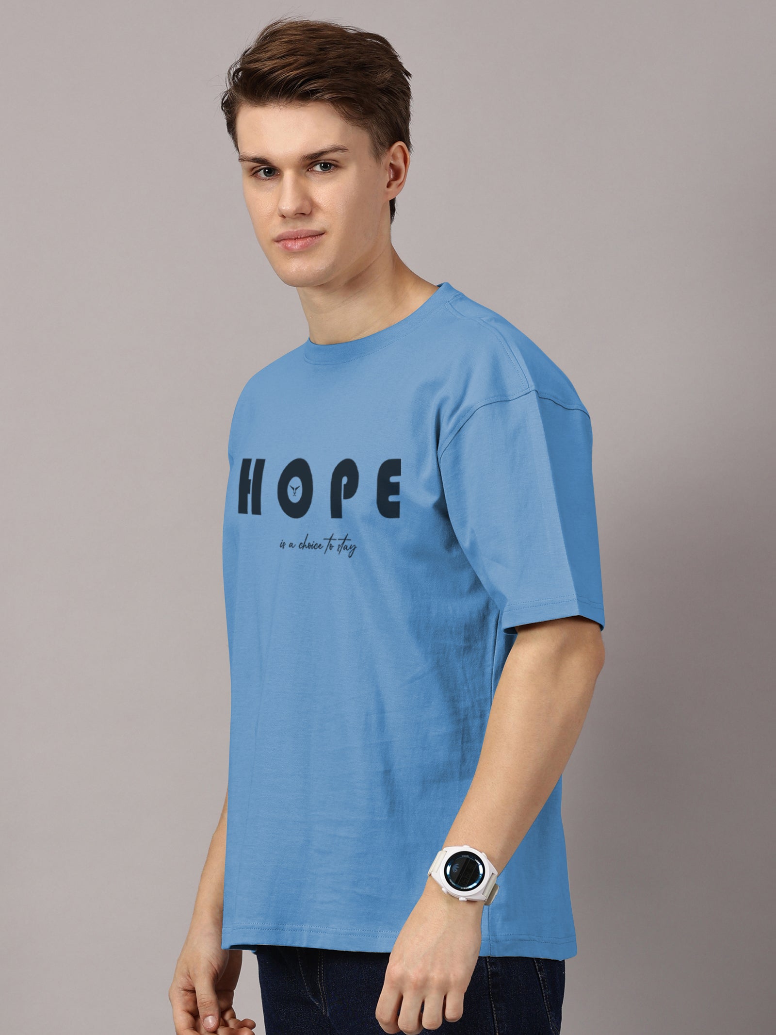 Oversized : Hope Printed T-Shirt