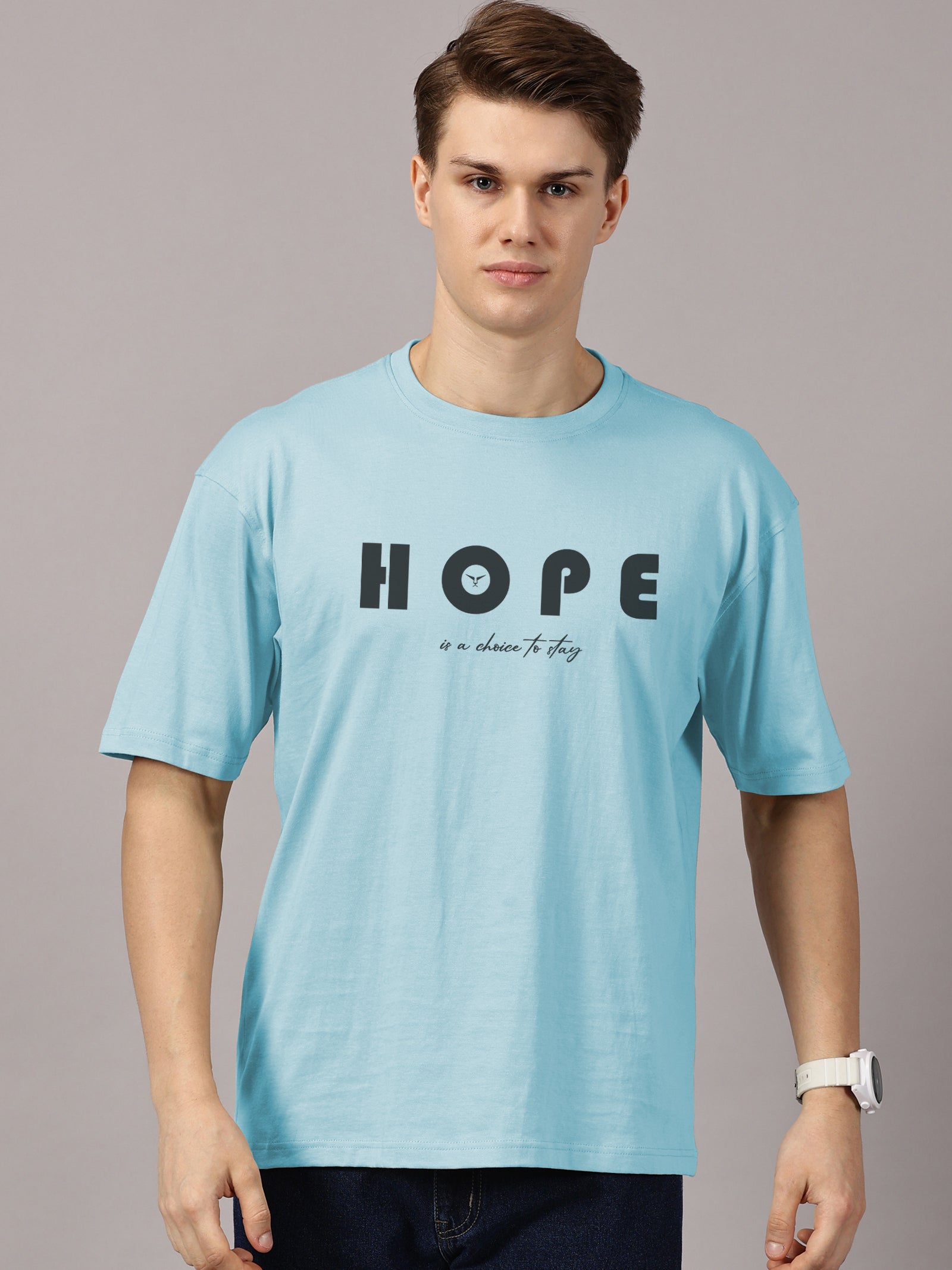 Oversized : Hope Printed T-Shirt