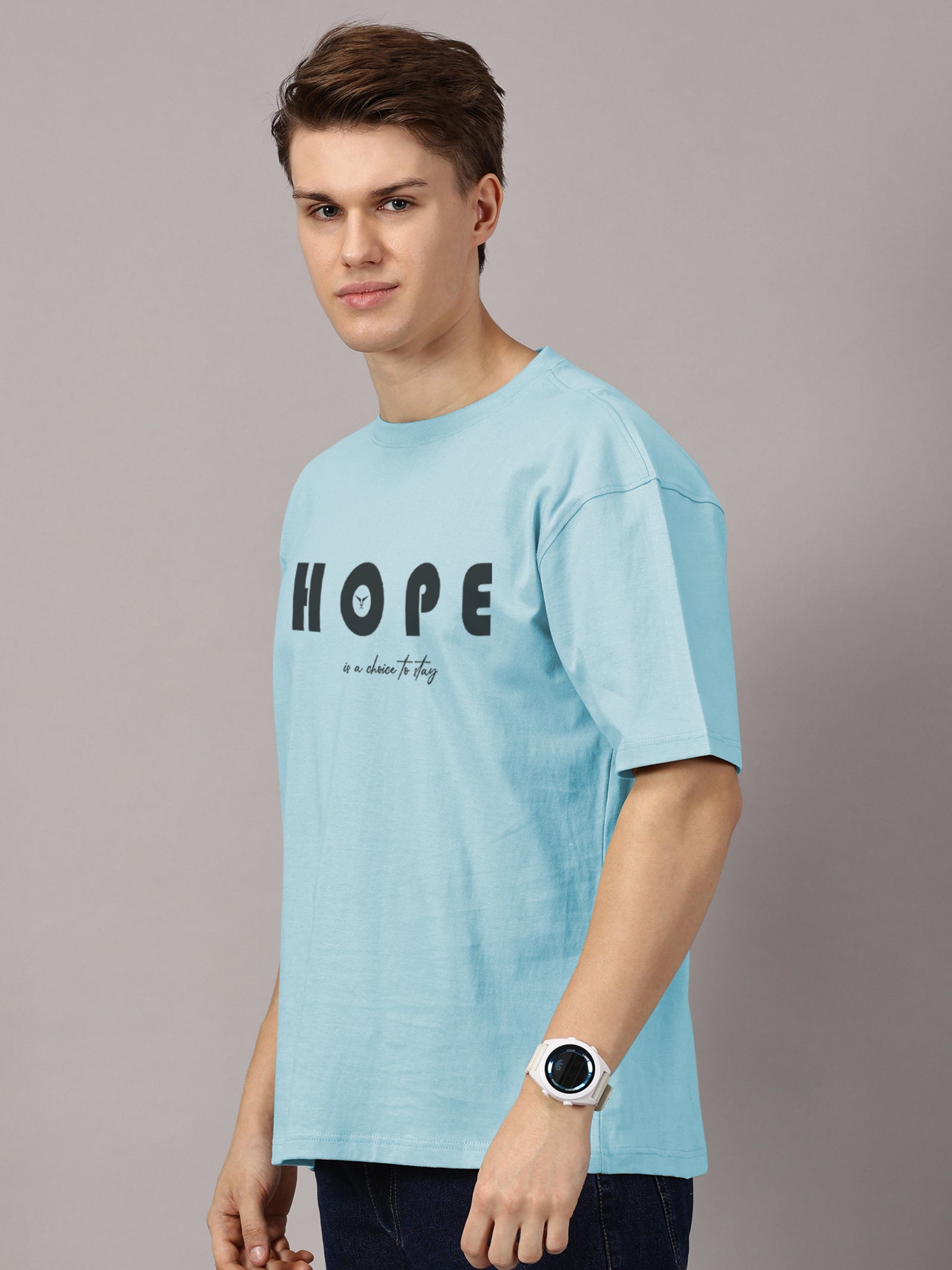 Oversized : Hope Printed T-Shirt