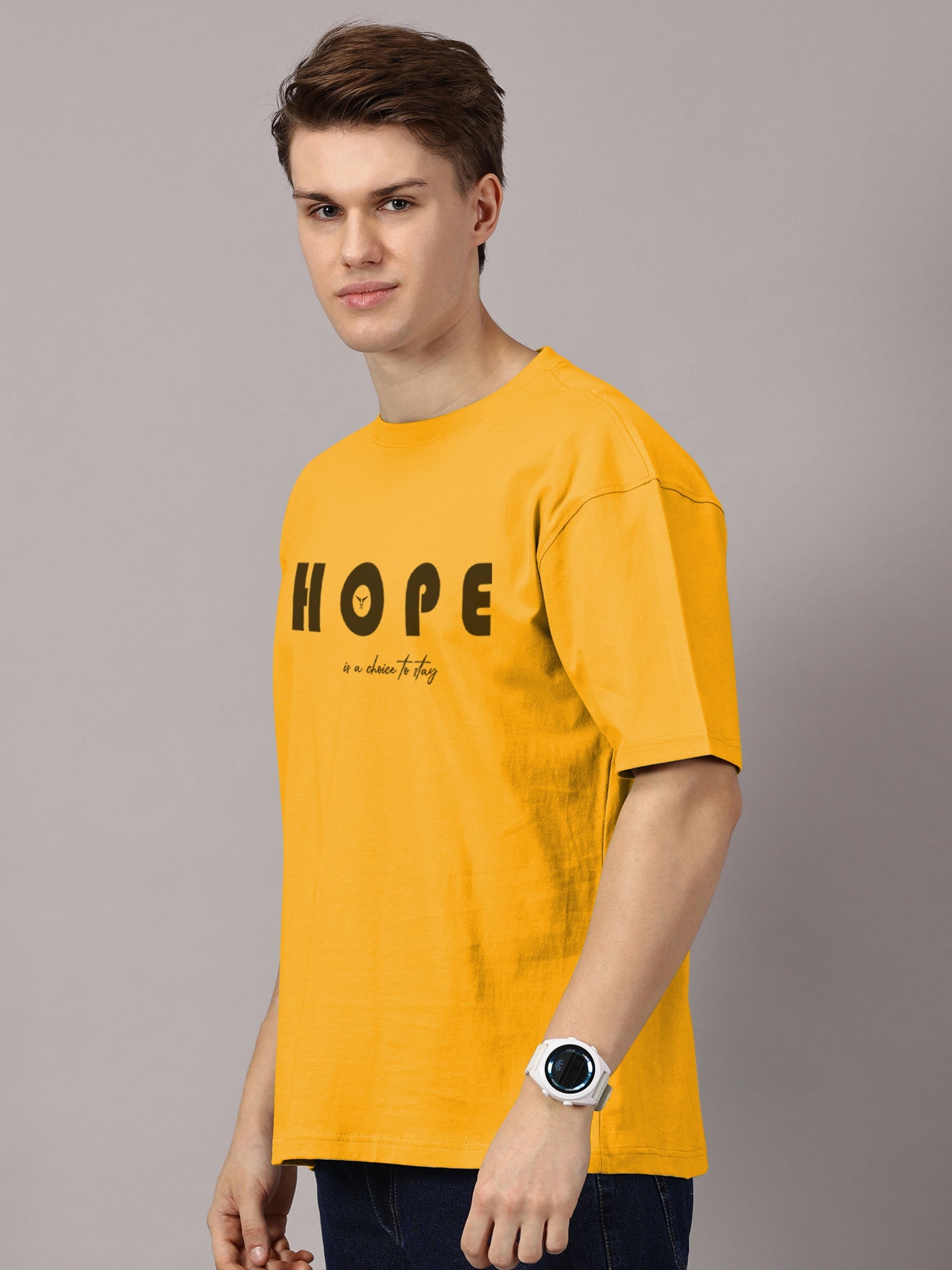 Oversized : Hope Printed T-Shirt