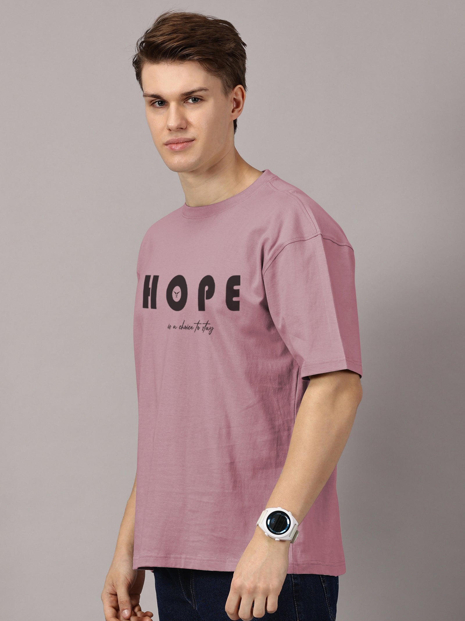 Oversized : Hope Printed T-Shirt