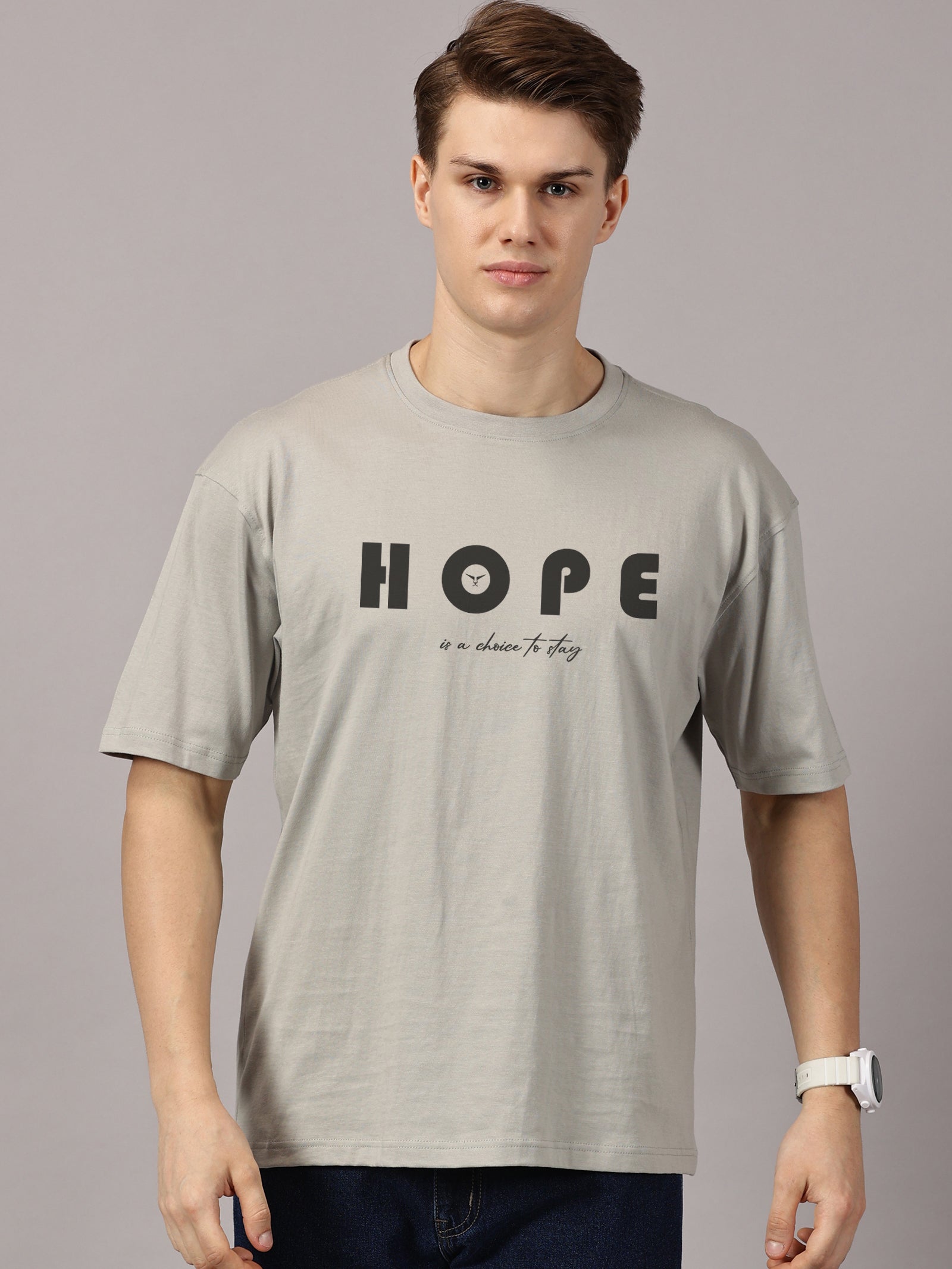 Oversized : Hope Printed T-Shirt