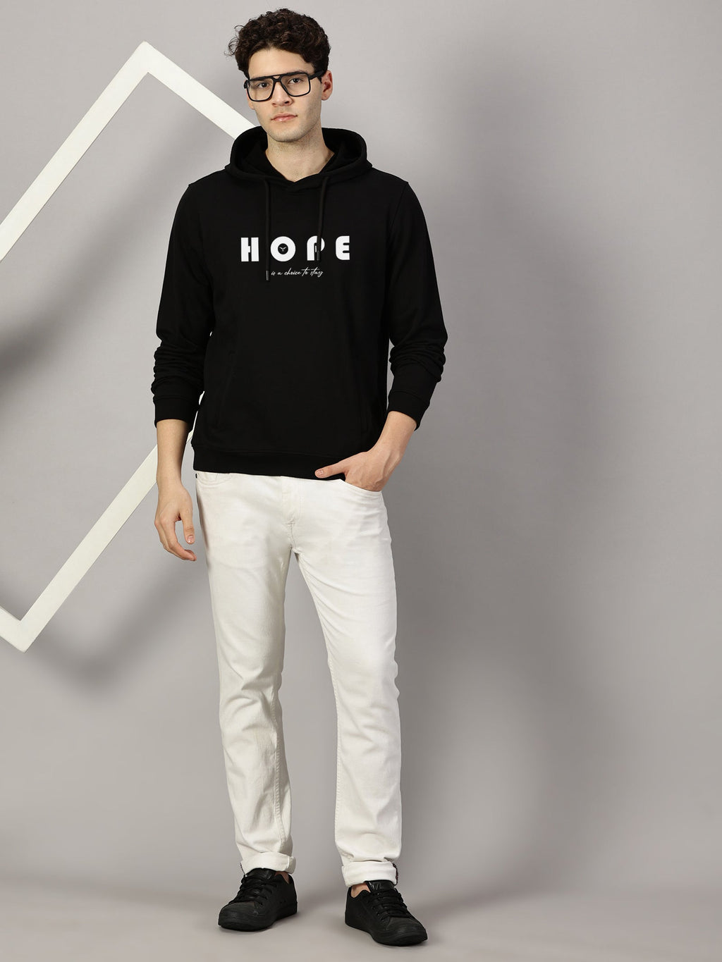 Sweatshirt : Hope Printed Hoodie