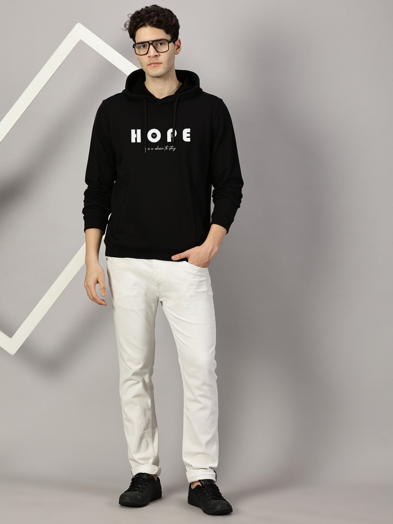 Sweatshirt : Hope Printed Hoodie