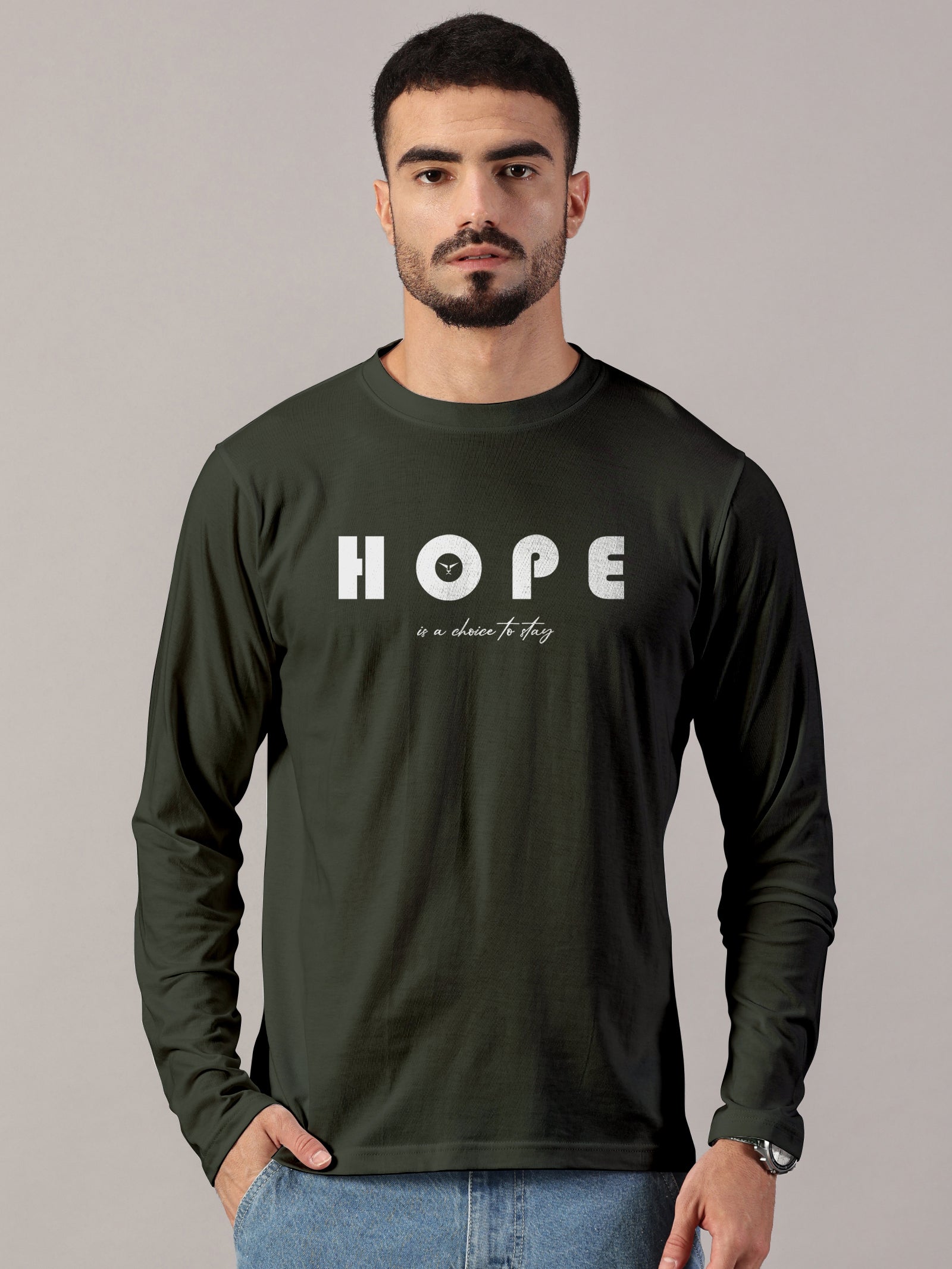 Basics : Hope Printed T-Shirt
