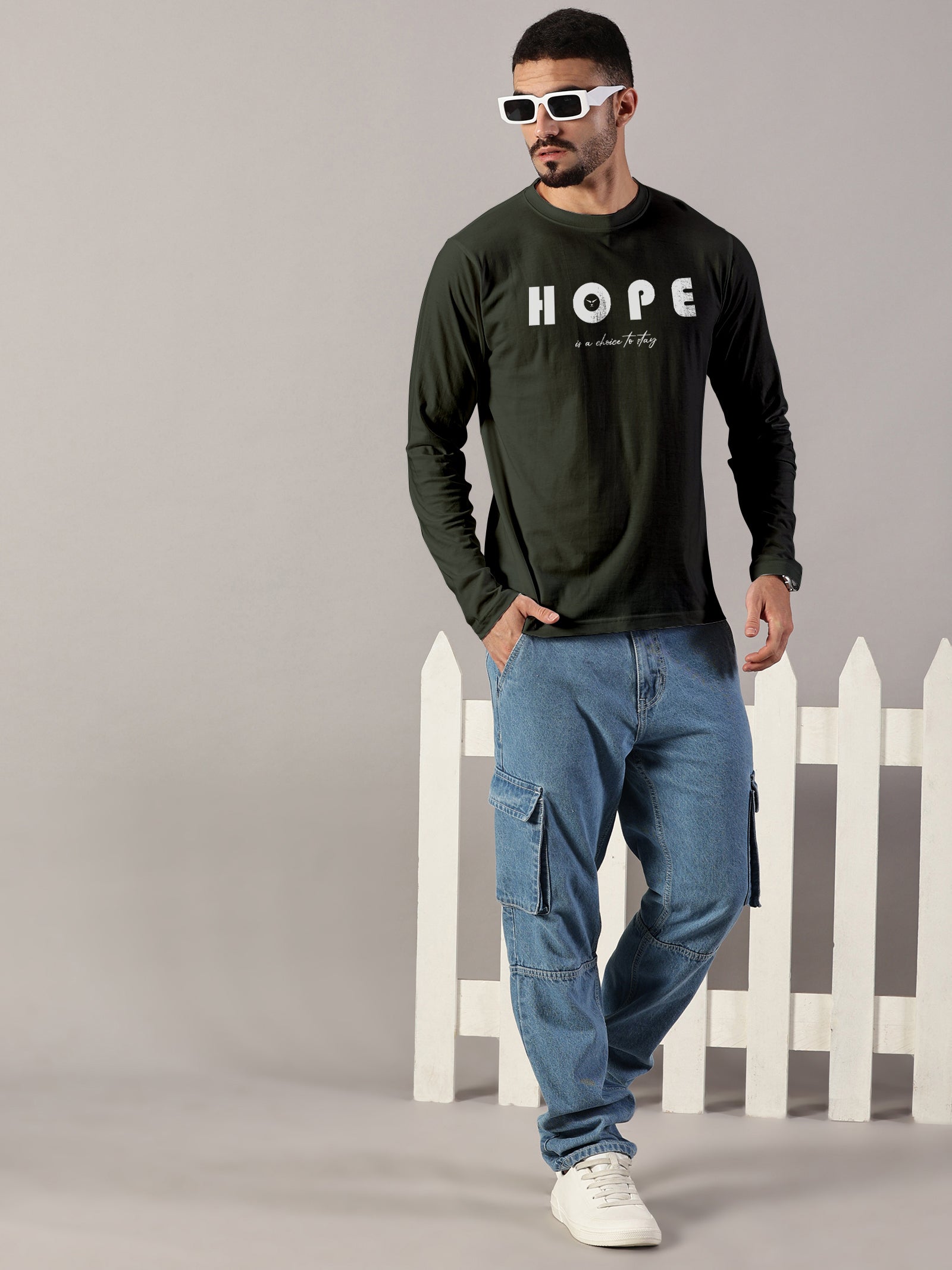 Basics : Hope Printed T-Shirt