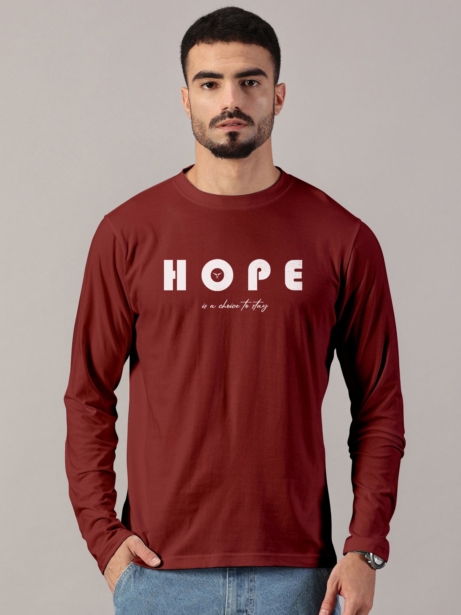 Basics : Hope Printed T-Shirt