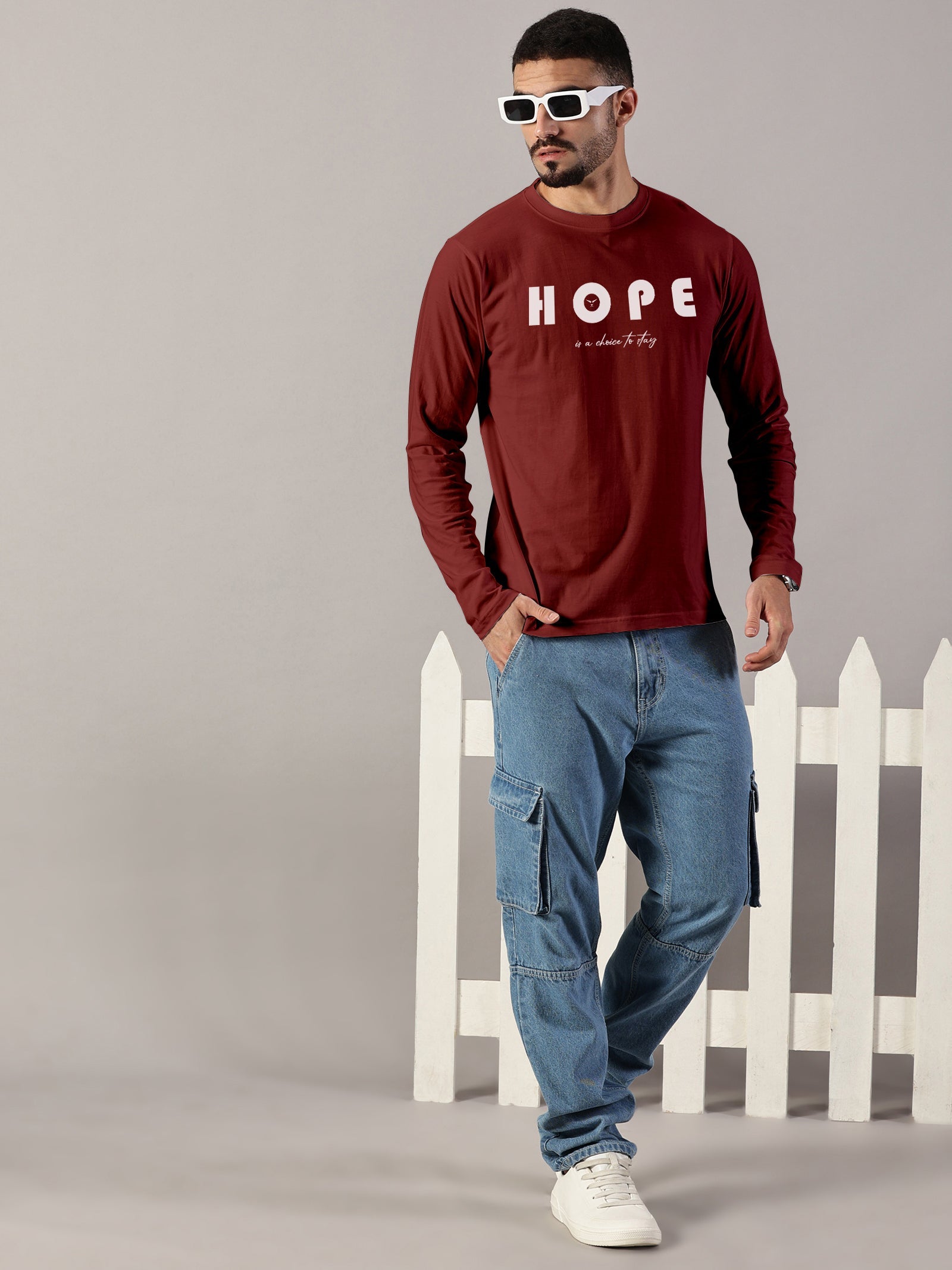 Basics : Hope Printed T-Shirt