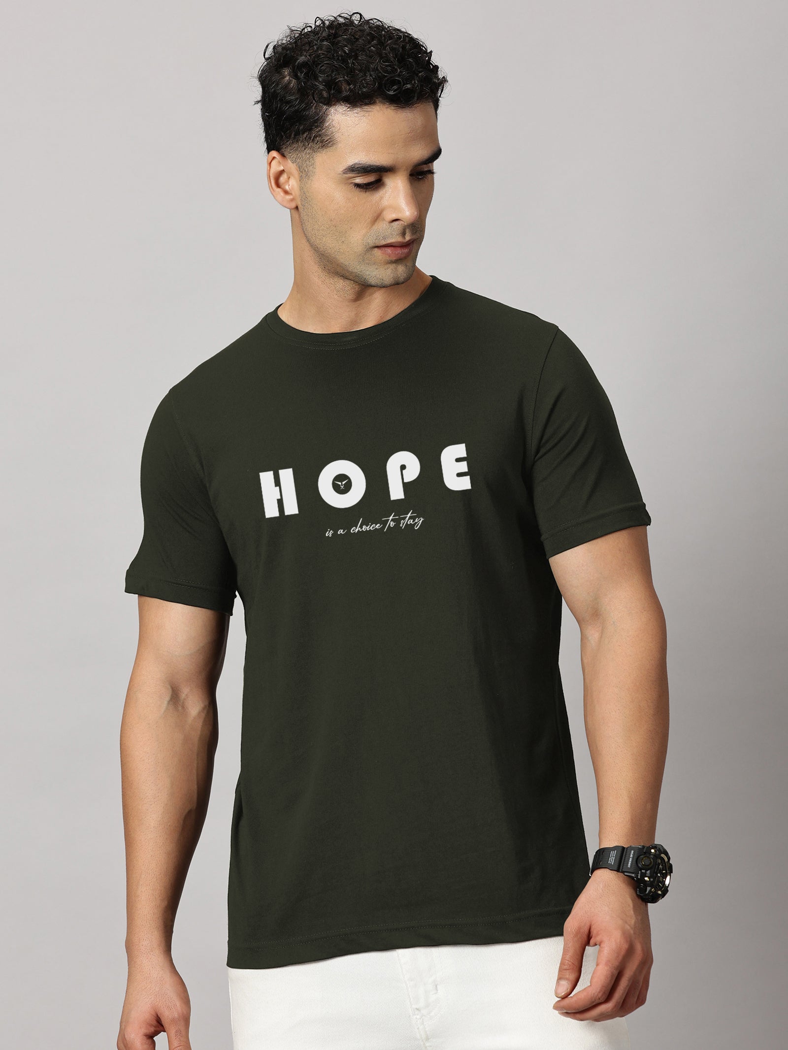Basics : Hope Printed T-Shirt