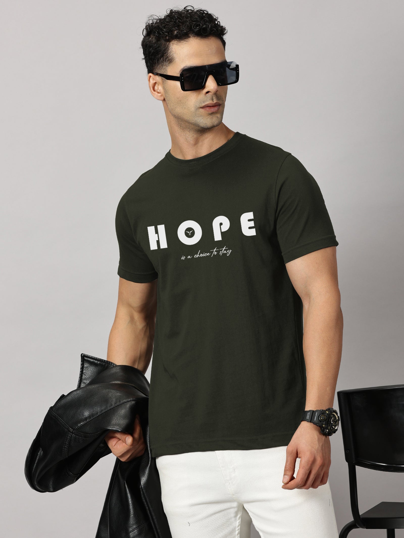 Basics : Hope Printed T-Shirt