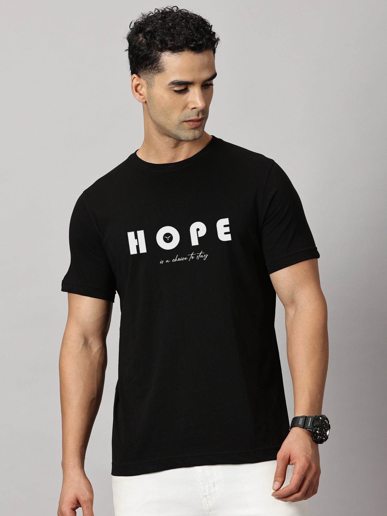 Basics : Hope Printed T-Shirt