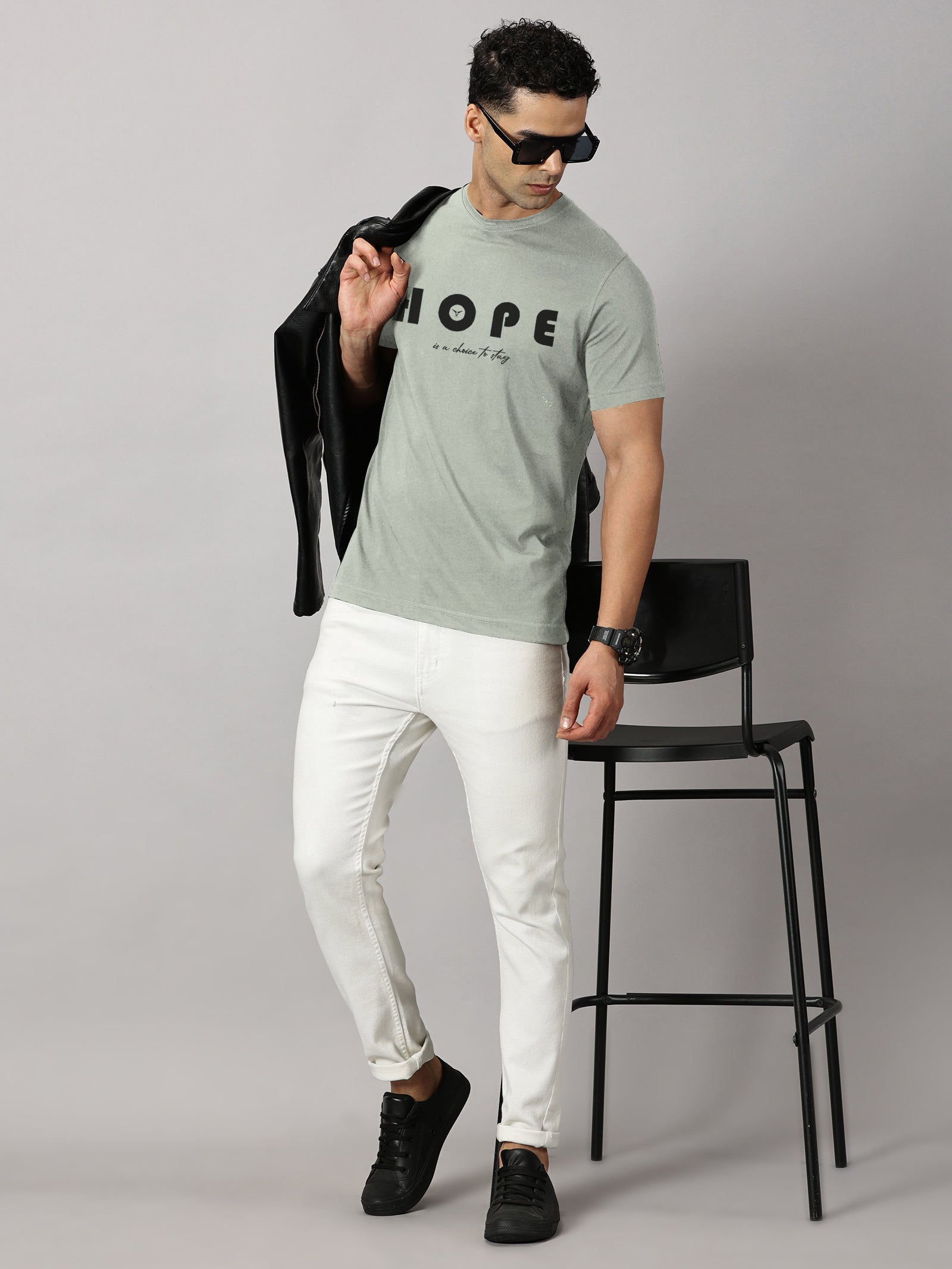 Basics : Hope Printed T-Shirt