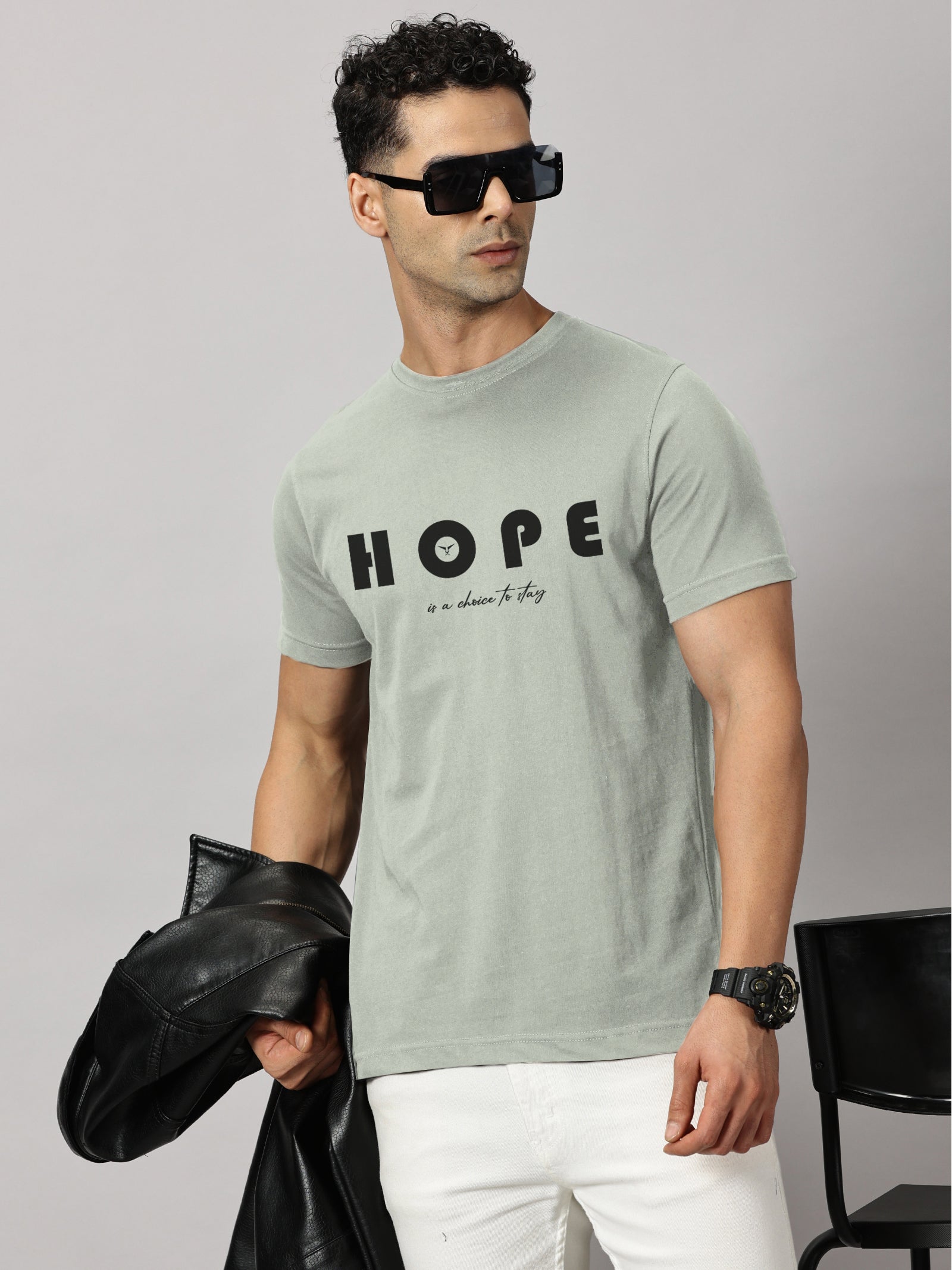 Basics : Hope Printed T-Shirt