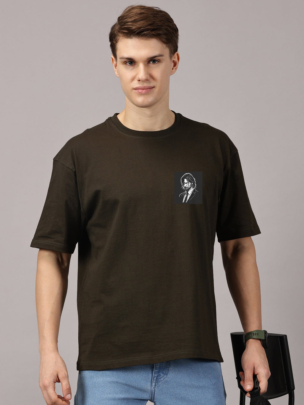 Oversized : John Wick  Printed T-Shirt