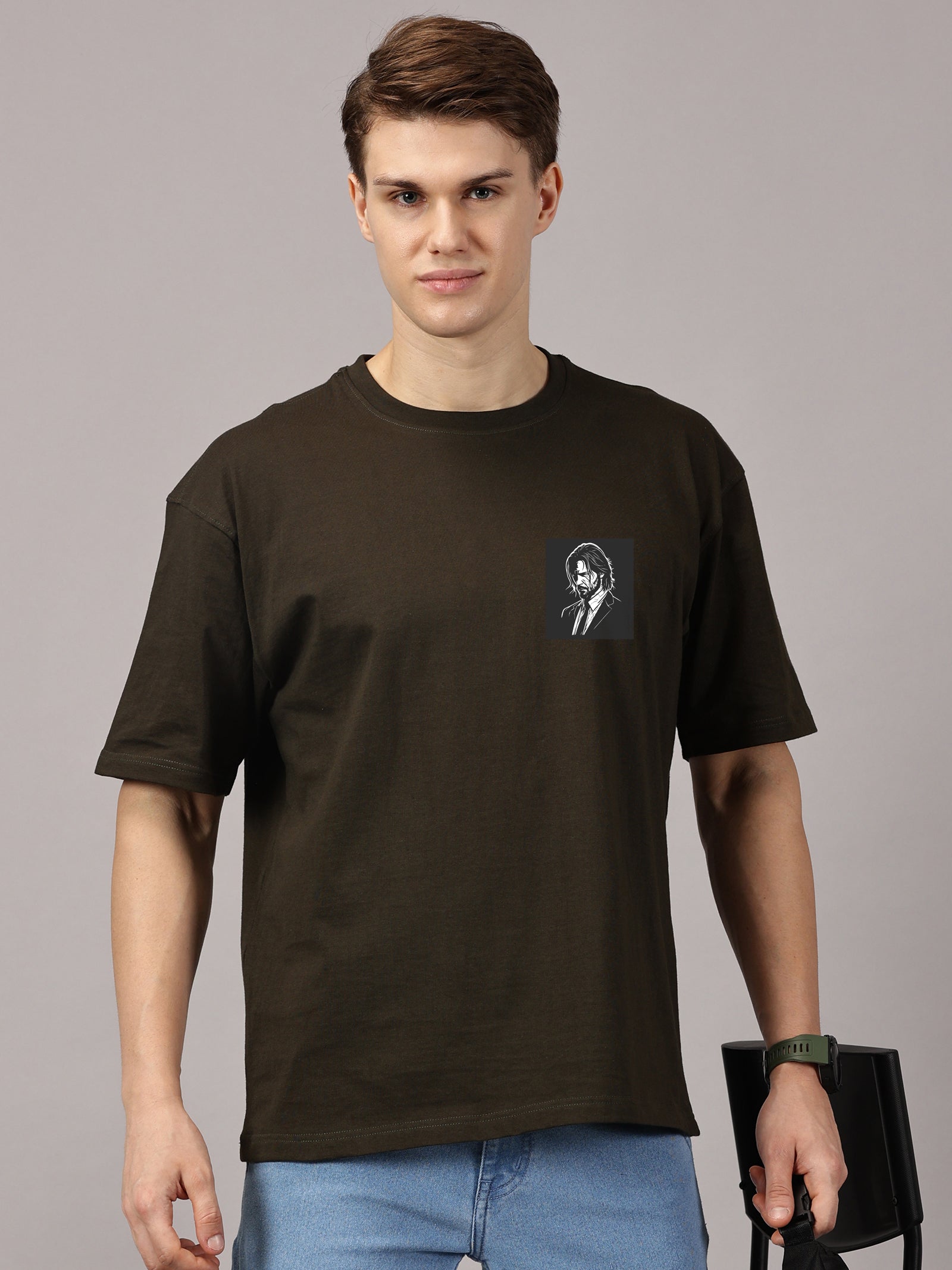 Oversized : John Wick  Printed T-Shirt