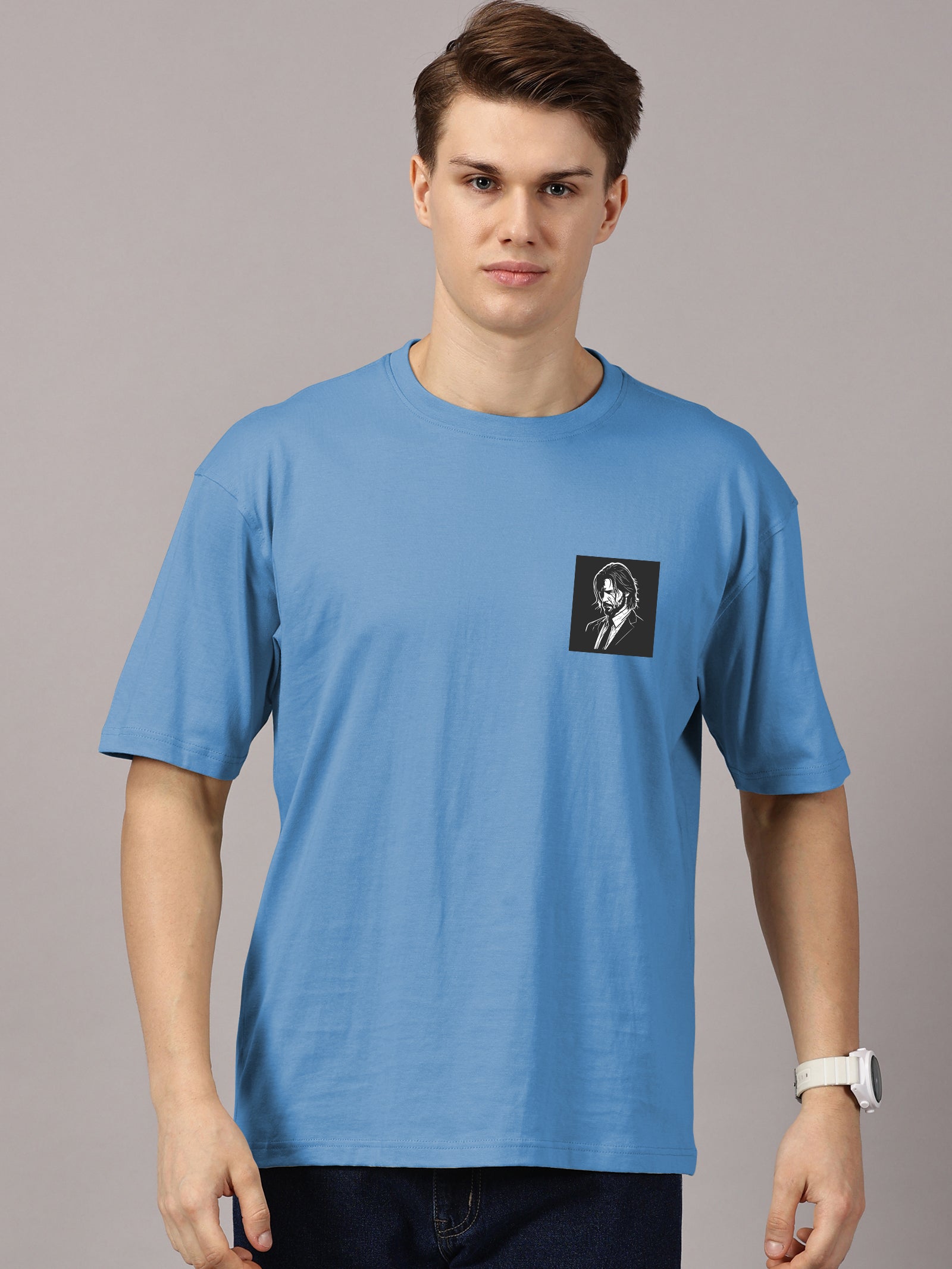 Oversized : John Wick  Printed T-Shirt