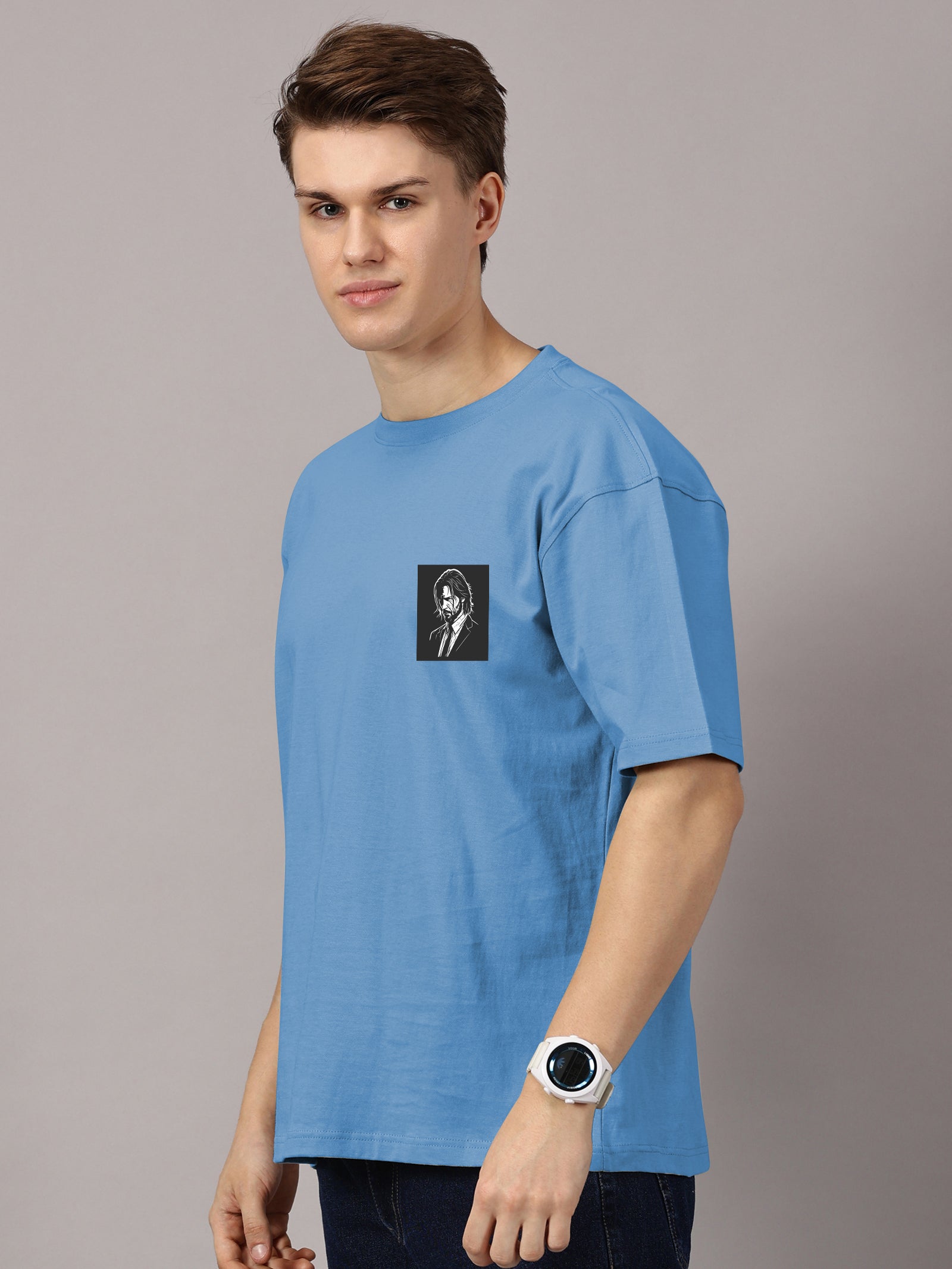 Oversized : John Wick  Printed T-Shirt