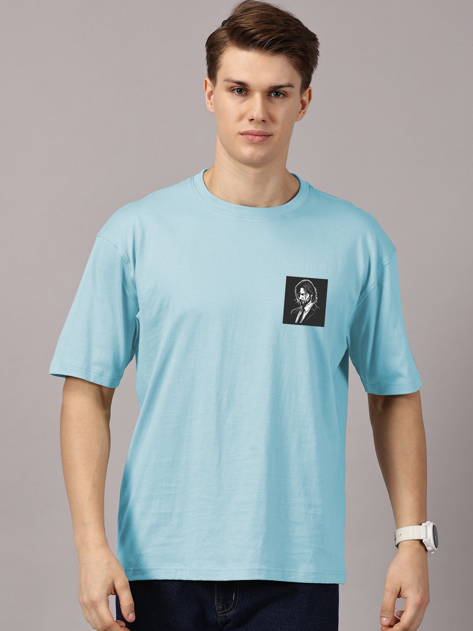 Oversized : John Wick  Printed T-Shirt
