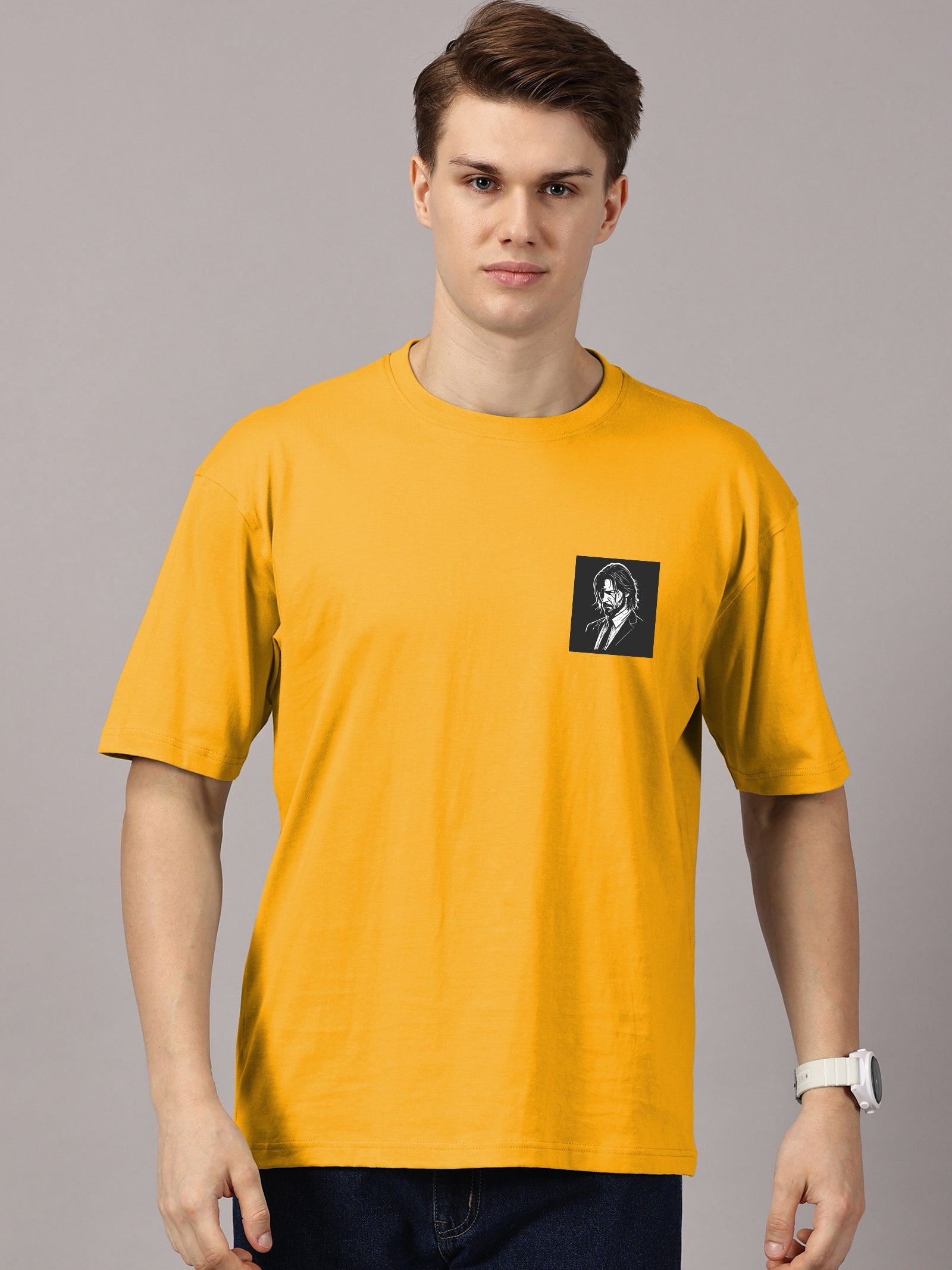 Oversized : John Wick  Printed T-Shirt