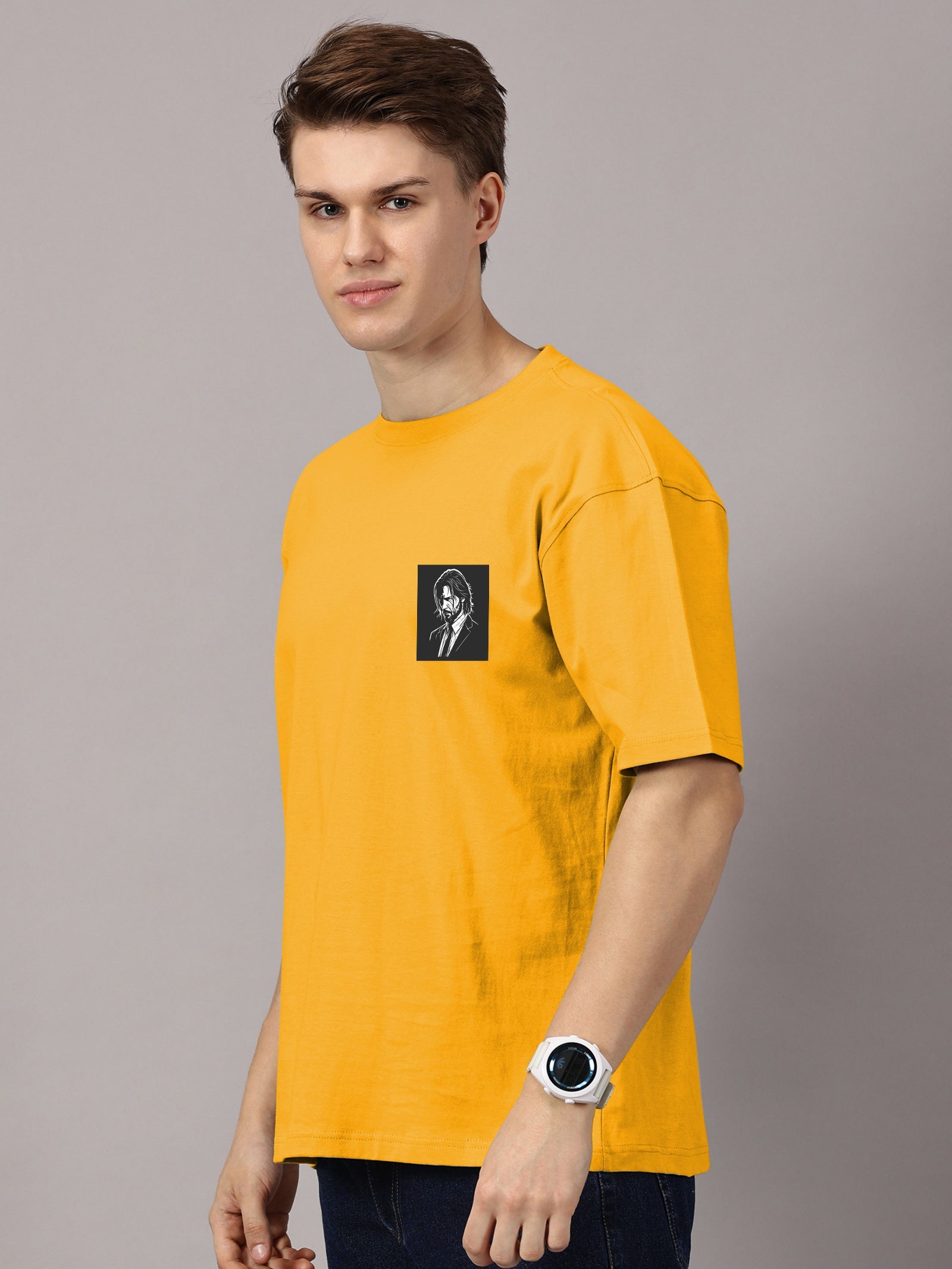 Oversized : John Wick  Printed T-Shirt