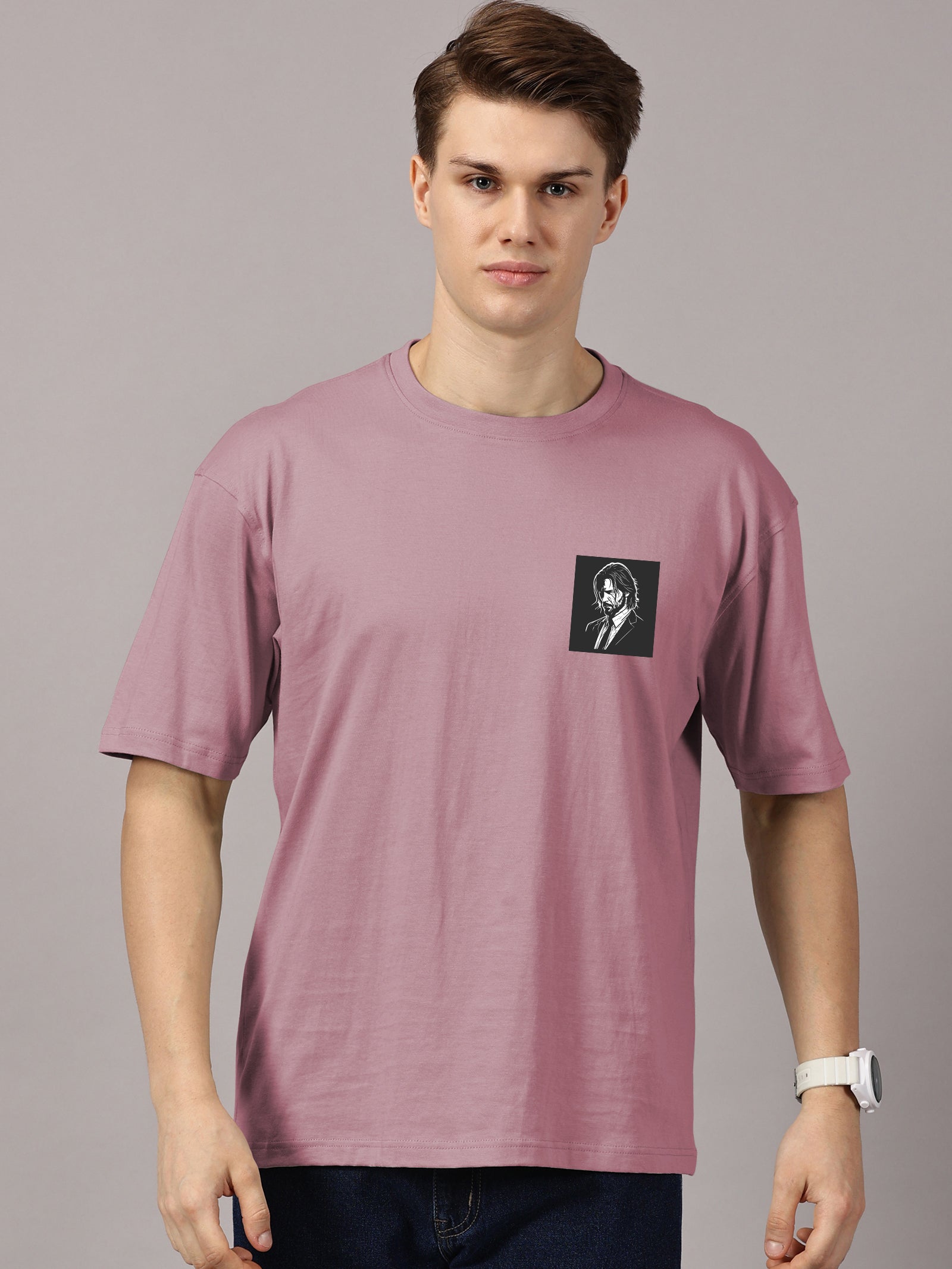 Oversized : John Wick  Printed T-Shirt