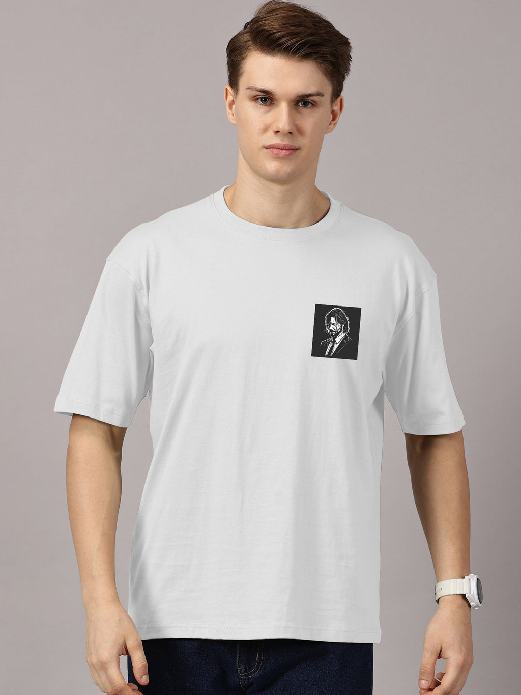 Oversized : John Wick  Printed T-Shirt