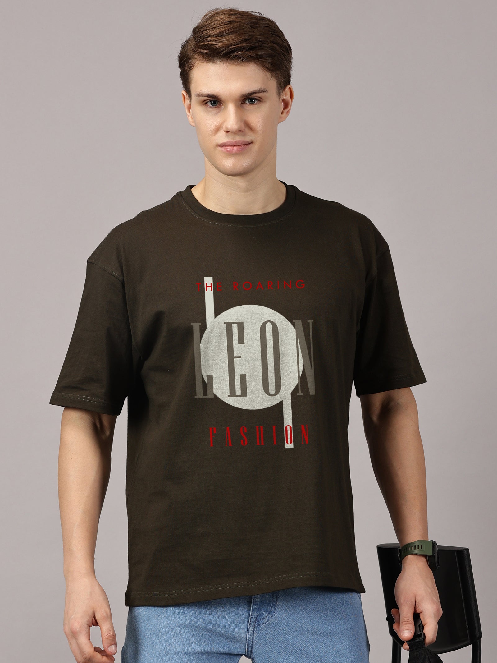 Oversized : Leon Fashion Printed T-Shirt