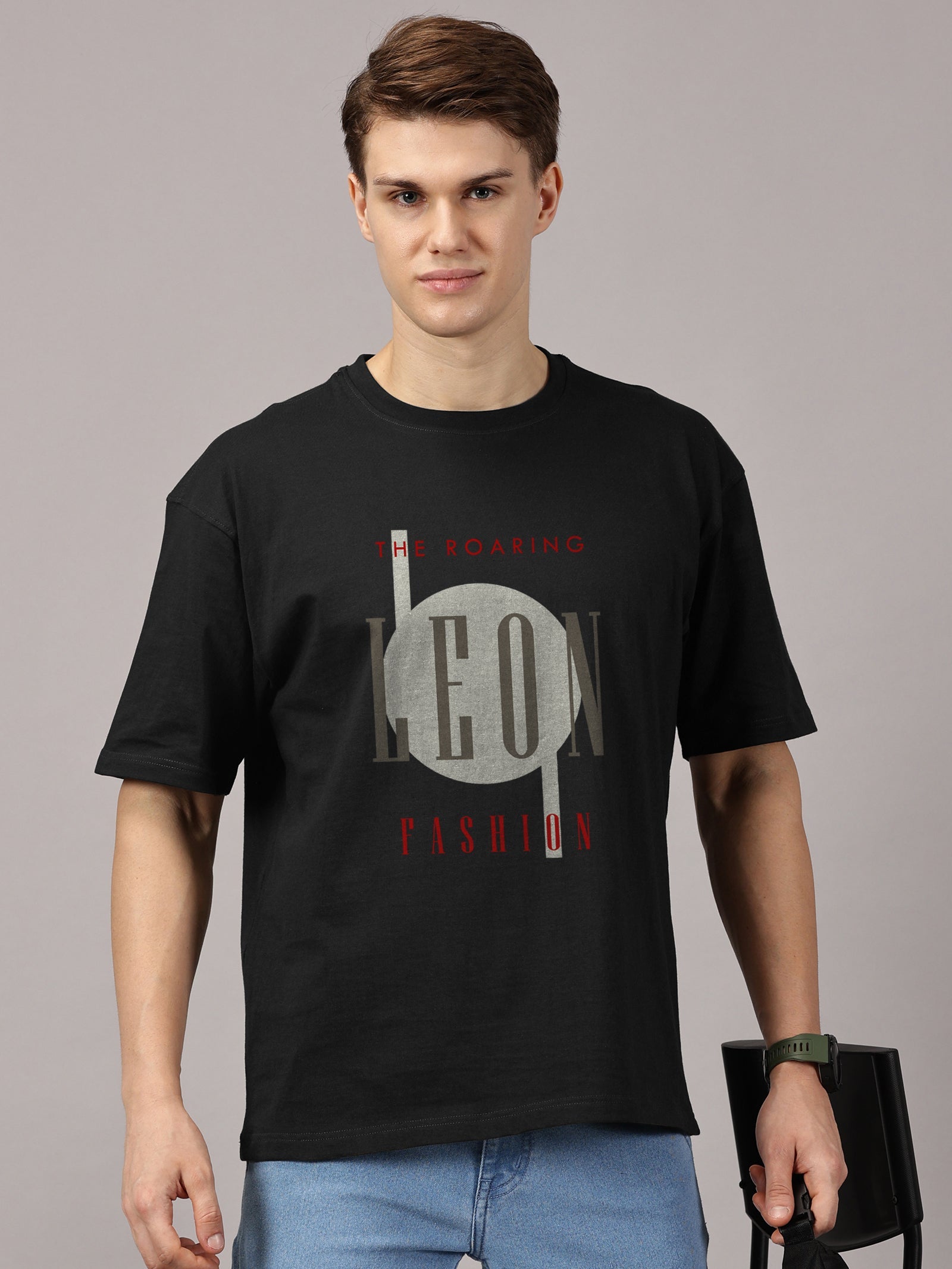 Oversized : Leon Fashion Printed T-Shirt