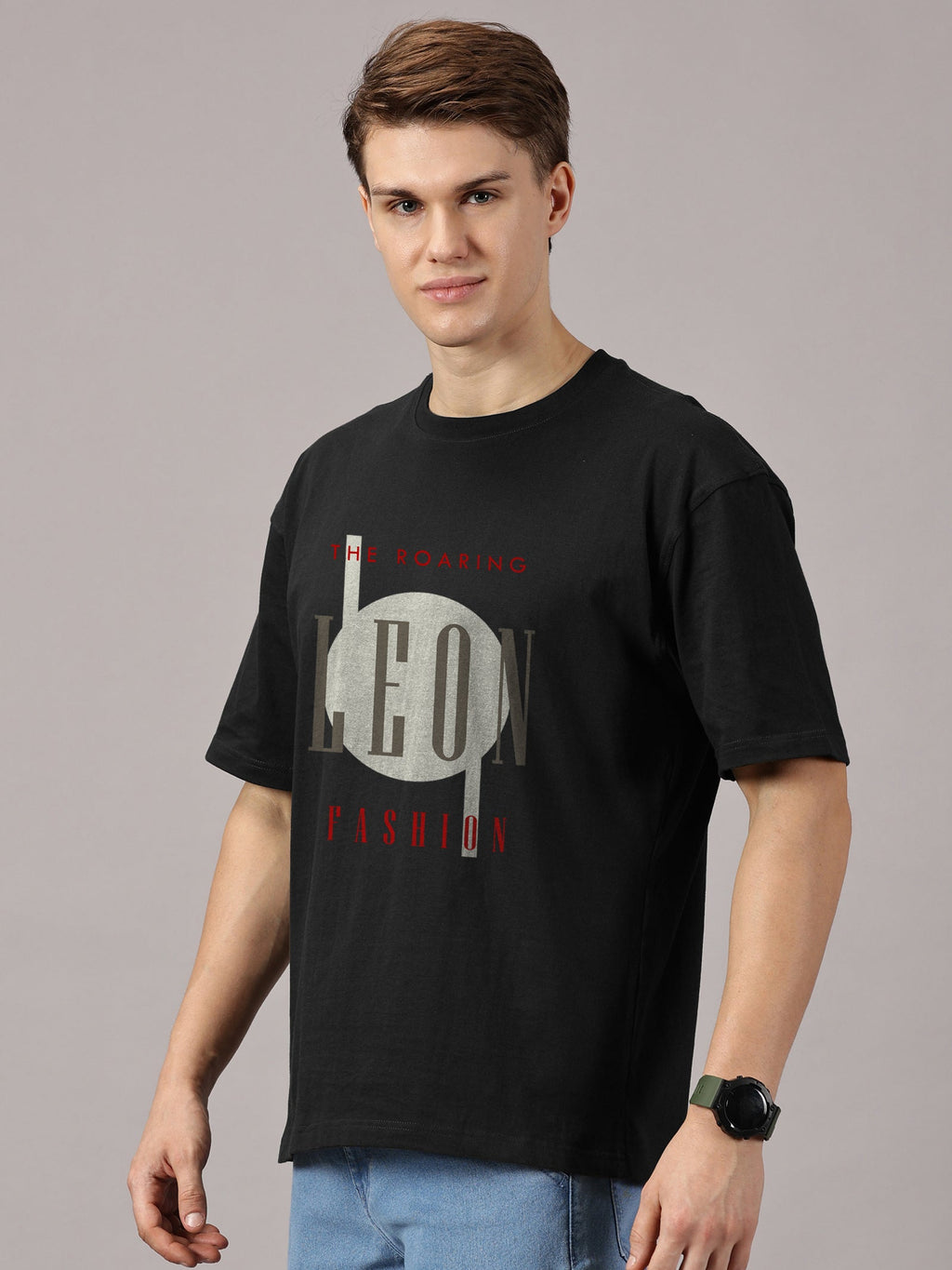Oversized : Leon Fashion Printed T-Shirt