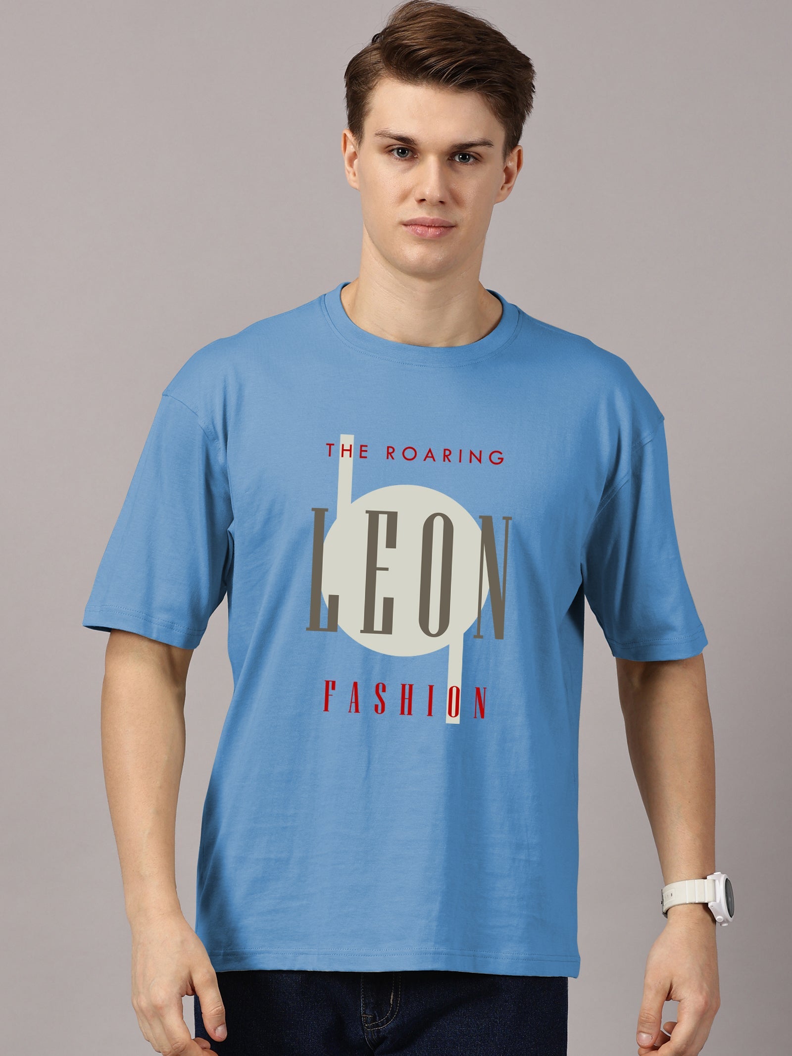 Oversized : Leon Fashion Printed T-Shirt