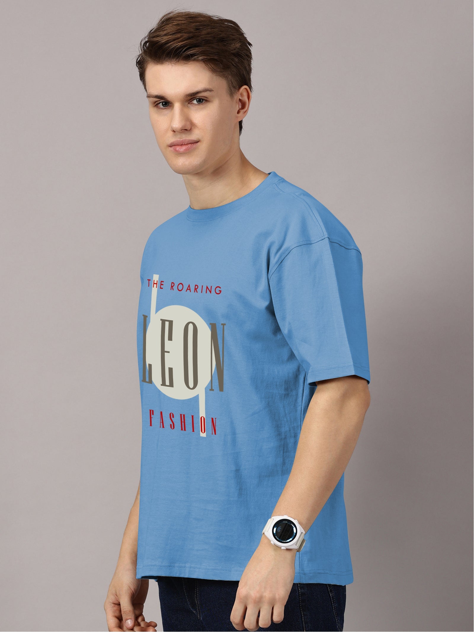 Oversized : Leon Fashion Printed T-Shirt