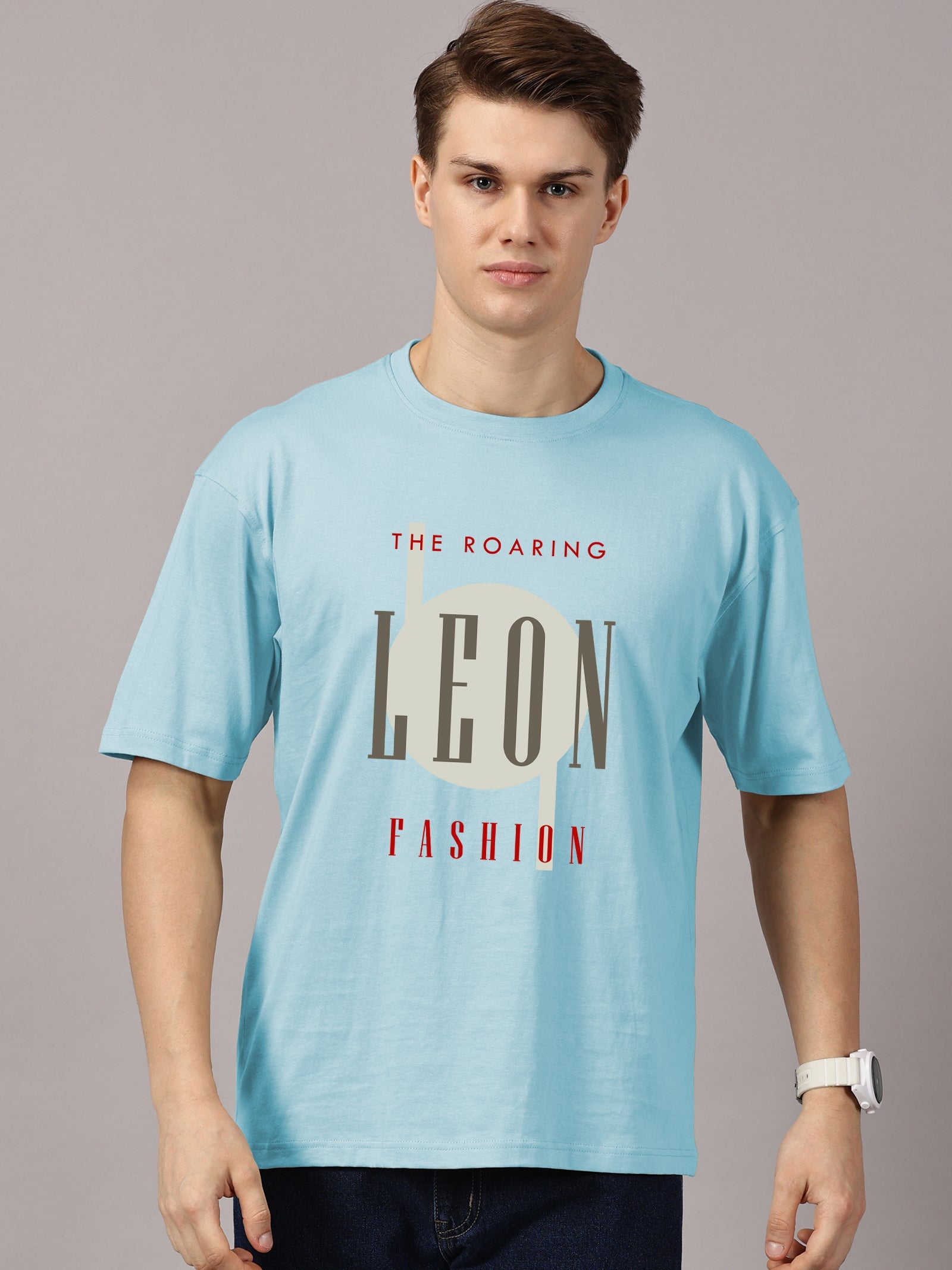 Oversized : Leon Fashion Printed T-Shirt