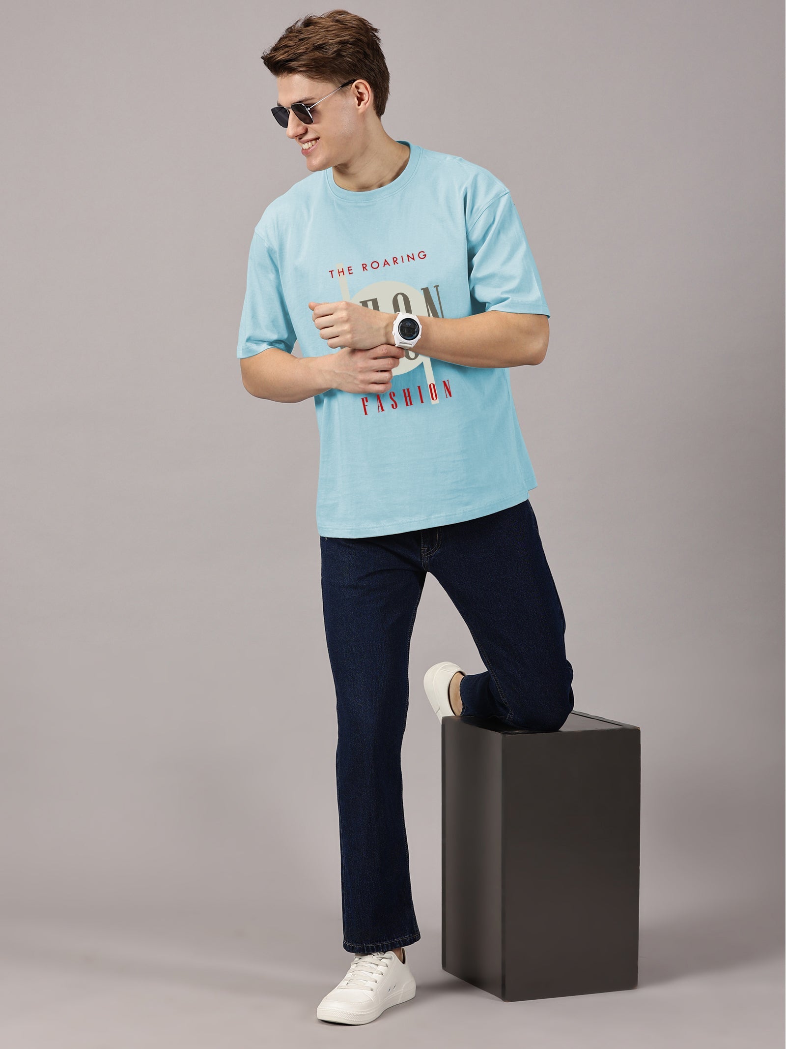 Oversized : Leon Fashion Printed T-Shirt